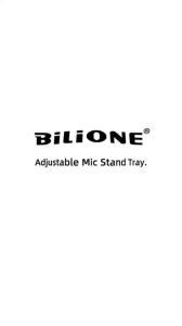 BILIONE Mic Stand Tray 10.6" x 7.8" Large with Crab Clamp for Mixers & Gear