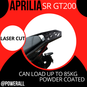 APRILIA SR GT200 TOP BOX BRACKET / LIFE TIME WARRANTY / MOTORCYCLE ACCESSORIES / RACKS / HEAVY DUTY / LIFE TIME WARRANTY
