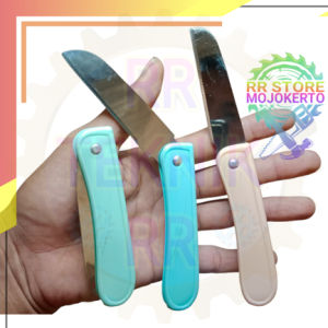 New!! PISAU KUPAS BUAH LIPAT STAINLESS PISAU DAPUR SAYUR LIPAT PISAU PENGUPAS PEMOTONG BUAH TRAVEL PEELER ( BISA COD )