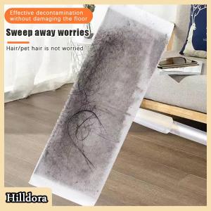 [Hilldora] 30 100Pcs Of Dust Removal Paper Disposable Household Dust Removal Cloth Electrostatic Mop Pad Floor Tile Floor Cleaning Supplies