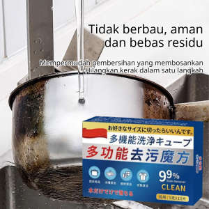 Pembersih Kubus Pembersih Multifungsi Penghilang Noda Enzim Aktif Penghilang Noda Pakaian Dan Lantai Keramik Kamar Mandi
