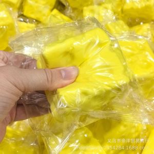 Soft Slow Rebound Cheese Cube Realistic Silicone Squeeze Stress Relief Gadget Desk Office Accessory Funny Anti-Anxiety Gift