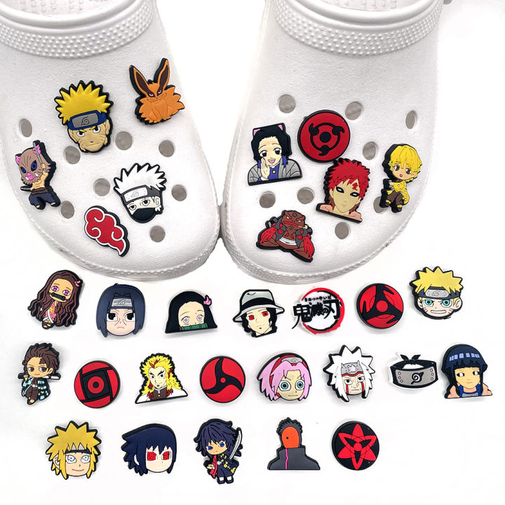 Shoe Charms jibz for croc Japanese cartoon anime Naruto, Demon