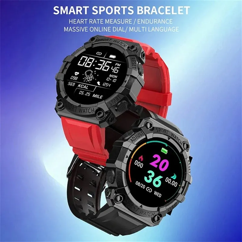 FD68S Smart Watch Women Men Waterproof Heart Rate Monitor Sleep
