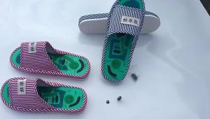 Massage Shoes Tai Chi Acupoint Foot Massage Slippers Fabric Slippers Acupoint Health Care Elderly Slippers