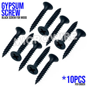 MW 10PCS Gypsum Screw/Black Screw for Wood