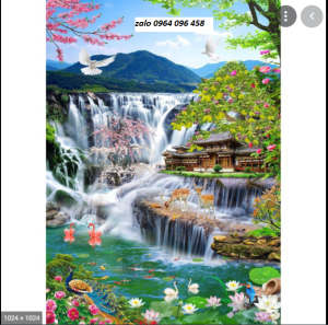 Tranh gạch 3d ốp tường hành lang - hàng rào - LDCX43