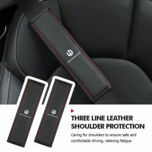 secr Car Seat Belt Shoulder Cover Pad Protector For Leapmotor T03 S01 C11 C10 C01 B10 EV Auto Interior Accessories Comfort 6K4N7