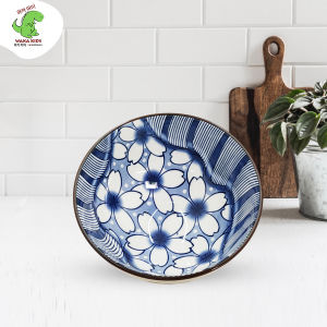 Mangkok Keramik Porselen Set dengan Sendok Japanese Bowl Set Box Gift Hampers Souvenir Venrc Wakakids