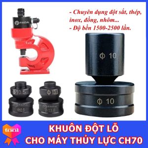 Khuôn đột lỗ tròn cho máy đột lỗ thủy lực CH70 - Hợp kim thép độ bền cao - Chuyên dùng cho máy đột CH70