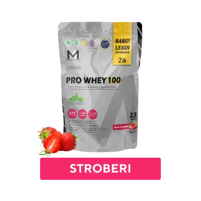 MUSCLE FIRST Pro Whey 100 2lbs/900gr - Whey Protein Suplemen Fitness