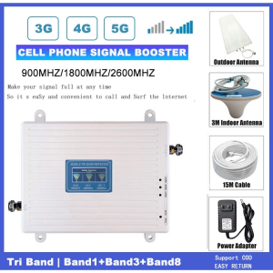 [Fast shipping] Signal booster all network 5g Hybrid Antenna 100% Original Super Galaxy Ultra Hybrid MIMO Panel Antenna New Model 1800/2100Mhz 70dbi Gain 5G-Ready Internet Wifi Antenna 15m SMA Cables Compatible with ZTE ZLT Boosteven Devices Ready
