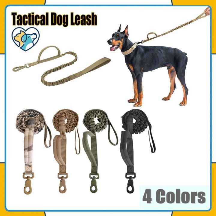 Dog Leash Adjustable Nylon Military Dog Leash For Medium Large Dogs
