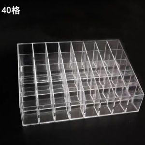 40 Lot Lipstick Organizer Cosmetics Storage Box High Quality with Box