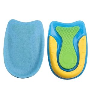 FLYING Silicone Gel Shoe Insoles Cushioning Design Height Increase Heel Cup Inserts Durable Heel Cup Support Heel Cushions Pain Relief Use