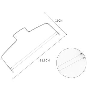 Cake Cutting Slicer Adjustable Height Line Cake Cutter Stainless Steel Cake Pastry Slicer Tools