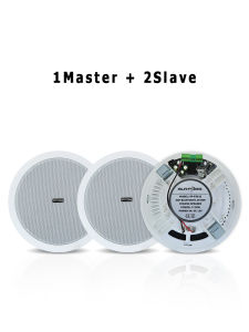 Bluetooth ceiling speaker 6 inch powerful 20w 4 channel wall mount speaker hifi stereo home theater class d amplifier