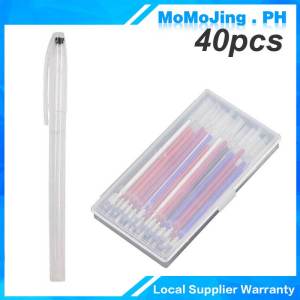40Pcs/Set Heat Erasable Magic Marker Pen High Temperature Disappearing Pen For DIY Sewing