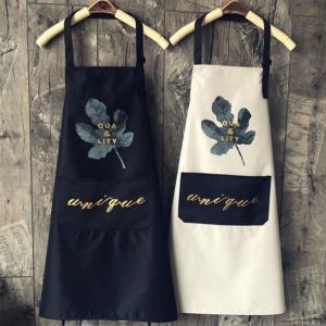 WARDE Không thấm nước Chống bẩn Phòng bếp Hằng cổ Bảo hộ quần áo Dụng cụ vệ sinh gia đình cho Đầu bếp Thợ cắt tóc Búng Tạp dề thợ làm tóc Đồ dùng nhà bếp Tạp dề nấu ăn Phụ kiện họa sĩ