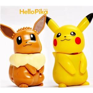 Pokemon Anime Kawaii Toy 11cm Pikachu Eevee Voice Control Say Hello Pika Action Figure Decoration Doll Model Kid Christmas Gifts2026