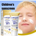 🔥 Sunscreen Anak Spf50+ PA+++ Sunblok Wajah dan Badan Lotion Anak Tabir Surya Krim Pelindung Tubuh Anak Dari Sinar UV Pentingnya musim panas untuk melindungi kulit anak-anak dan tumbuh dengan sehat Pembaruan baru Lebih banyak perlindungan matahari 40g. 