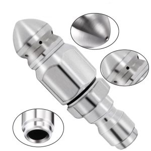 Đầu Phun Thông Cống Áp Lực Cao Nhôm – Vòi Xịt Thông Tắc Bồn Rửa Bồn Cầu Ống Nước Gia Đình