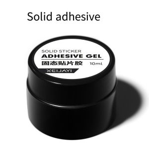 Solid Nail Tips Gel Strong Adhesive Long Lasting Extension Glue UV LED Curing Gel for Acrylic Press On Nails DIY Manicure