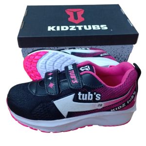 Sepatu Sekolah Anak Anak Laki Laki Perempuan Cewek Cowok Warna Hitam Murah Tali Perekat Rekat Velcro Kecil Tanggung Umur Usia PAUD TK SD SMP SMA Kelas 1 2 3 4 5 6 7 8 9 0 Tahun-TUBS1031212101