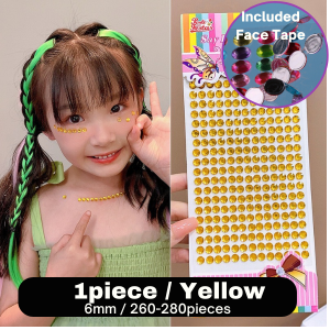 AIDA 6mm Self Adhesive Acrylic Crystal Pearl Diamond DIY Stickers Children Creative Car Phone Photo Album Decoration 彩钻