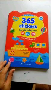 Combo 6 cuốn 365 Stickers Bóc dán thông minh (dành cho trẻ từ 2-6 tuổi) - Giúp bé phát triển IQ EQ CQ