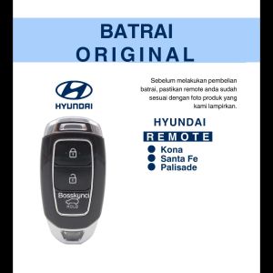 Baterai Remote Kunci Keyless Hyundai Grand Santa Fe Palisade Kona Original Panasonic