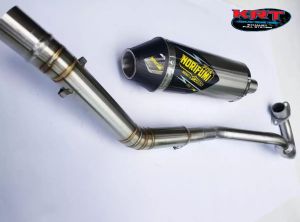 KNALPOT KLX NORIFUMI ROCKET 4 CRF 150 DTRACKER SUPERMOTO TRAIL MODIF RACING KEREN