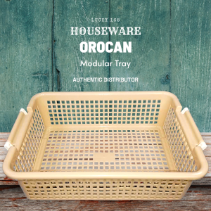 Orocan Multi Service Tray/Stackable Storage Basket/Open Storage Bins/Organizer Tray/Handy Storage Basket/Plastic Crate School Home OfficeFruit Kitchen/Desk Tray/Rectangle Storage/Orocan Modular Tray/Utility Tray