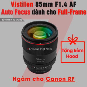 Ống kính Vistilen 85mm F1.4 Auto Focus Full-Frame lấy nét tự động cho Canon RF - Đây là phiên bản "lách luật" của Meike