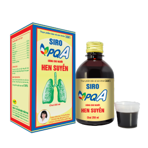 Siro Hen Suyễn PQA Giúp Giải Cảm Hàn Hóa Thấp Thông Phế Bình Suyễn Và Hỗ Trợ Thông Thoáng Đường Thở Hộp 250ml dược phẩm PQA