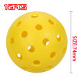 12 Pak Bola Pickleball Outdoor 74mm Pickle Ball 40 Lubang. 