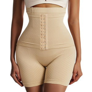 Women Body Shapewear Panties Waist Cincher Slimming Underwear High Waist Shorts Briefs Shapers Panties Waist Hi-Waist Butt Lifter Thigh Slimmer Slimming Buckle Panties