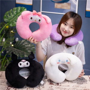 Sanrio Kuromi U Shaped Pillow Driving Memory Foam Neck Pillow Cartoon Soft Pillow for Office Travel