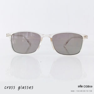 แว่นกรองแสงสีฟ้า+ออกแดดเปลี่ยนสี เลนส์บลูฯออโต้ ทรงเหลี่ยม ดัดงอได้ รหัส CGA59