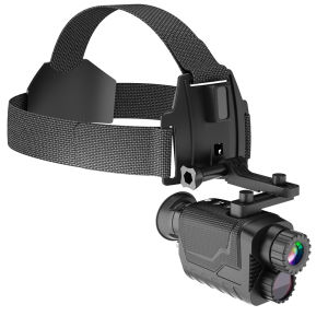 BekinTek 4K 3D หมวกติดหัวติดตั้งกล้อง Night Vision Monocular แว่นตากลสายนอนชาร์จได้ โทรทราย ดาร์กสังเกต 8x ซูมดิจิตอล การบันทึกวิดีโอ 4K ภาพถ่าย 36M การปรับดิออปเตอร์ 800 องศา 4 สีผลกระทบ