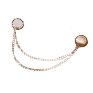 Vòng từ tính khăn khóa chuỗi dài khăn choàng nút nam châm khăn quàng cổ đa năng khóa nhẹ cổ tay Tie Snap