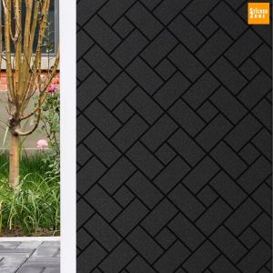 ฟิล์มติดกระจกบ้านแบบสุญญากาศ ลายทะแยงมุม ยาว2เมตร ฟิล์มติดกระจกสุญญากาศ สติกเกอร์ติดกระจกบ้าน ฟิล์มฝ้า ติดง่าย Windowfilm ฟิล์มติดหน้าต่าง