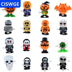 [COD] CISWGE AUTOPARTS Đồng hồ retro gió lên kim loại đi bộ nhảy Halloween bí ngô nhảy Ma dơi Robot đồ chơi cơ khí quà tặng trang trí tiệc
