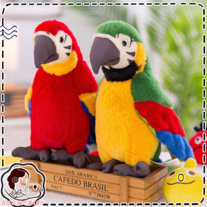Simulated Parrot Soft Plush Bird Toy Kids Electric Toy Imitates Voice Gift Electronic Pet Plush Toys