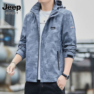 Jeep Spirit 1941 estd áo khoác Jacket thể thao nam 2024 mùa xuân Áo Khoác Nam mùa xuân thời trang không thấm nước Áo khoác cho nam ngoài trời
