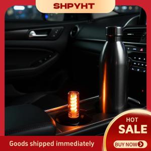SHPYHT✨ USB LED Car Bulb Spiral Filament 5V Touch Dimmable Retro Night Light for Ambient Mood Lighting in Cars