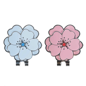 Stylish Metal Golf Hat Clip Secure Magnetic Closure Wear Resistant Coating Personality Portables Sports Accessory