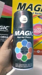 Pilok Pilox Cat Magic Ivory Putih Gading Glossy 115 300cc Cat Semprot Serbaguna Magic Spray