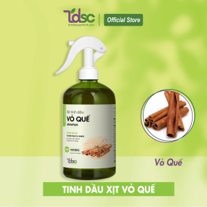 Chai Xịt Tinh Dầu Vỏ Quế Thơm Phòng Đuổi Kiến Nhà Bếp TINHDAUSACHANH 100ml/500ml Mùi Hương Ấm Nồng Tăng Sự Tập Trung