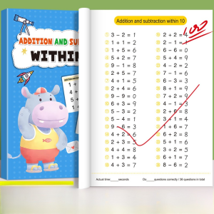 การดำเนินการทางคณิตศาสตร์ขั้นพื้นฐาน สมุดงาน แบบฝึกหัดการคำนวณ ความเข้มข้น ทีละขั้นตอน มุ่งเน้นที่ลักษณะทางปัญญา/การเชื่อมต่อ การบวกและลบ เล็ก ๆ คํานวณ ครอบคลุม หนังสือฝึกหัด